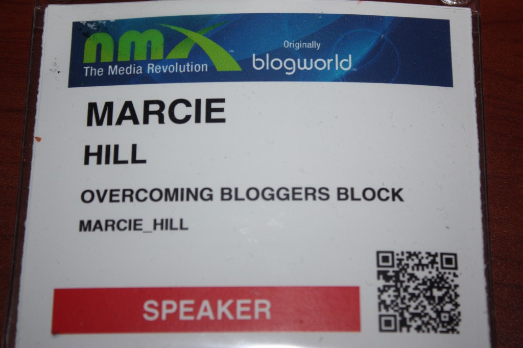 Marcie Hill's Badge from NMX 2014
