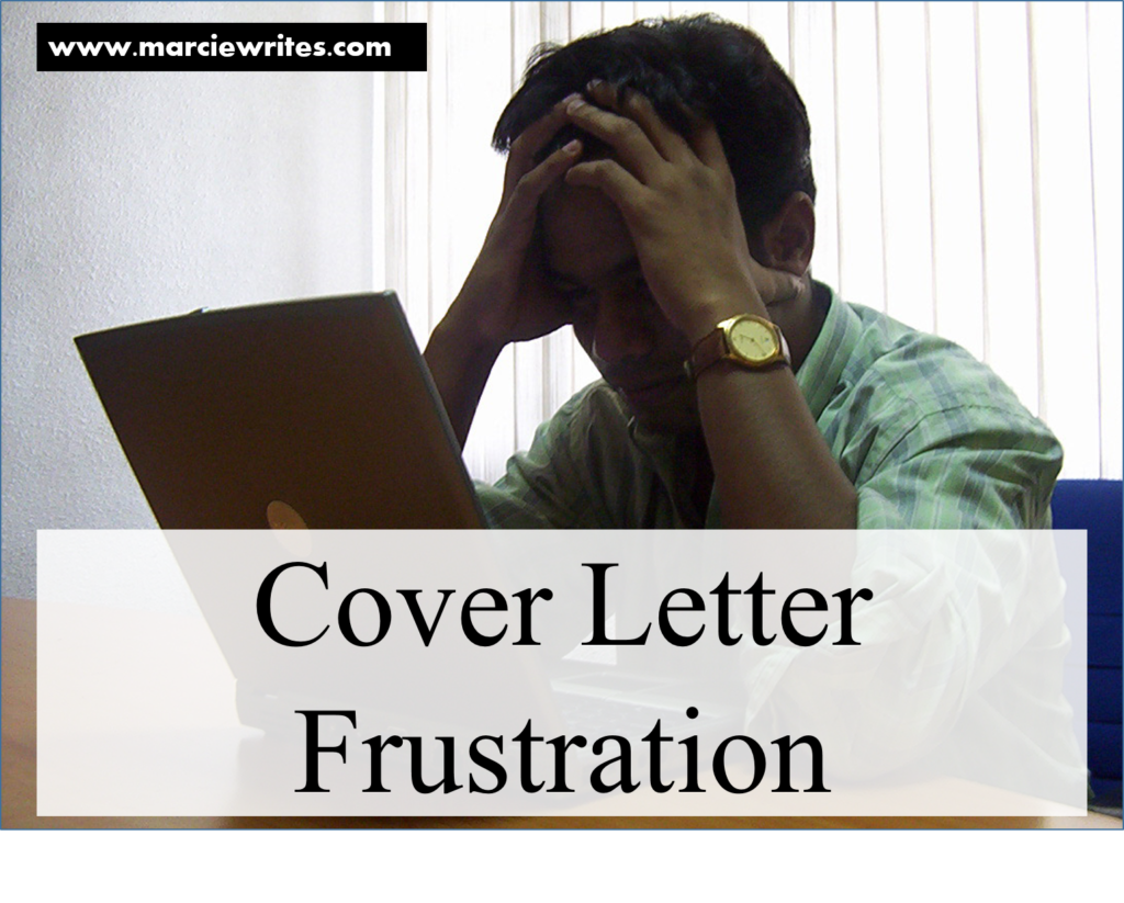 Cover Letter Frustration
